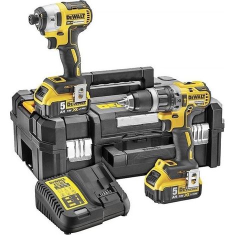 Pack DEWALT DCK266P2T vu de trois quarts